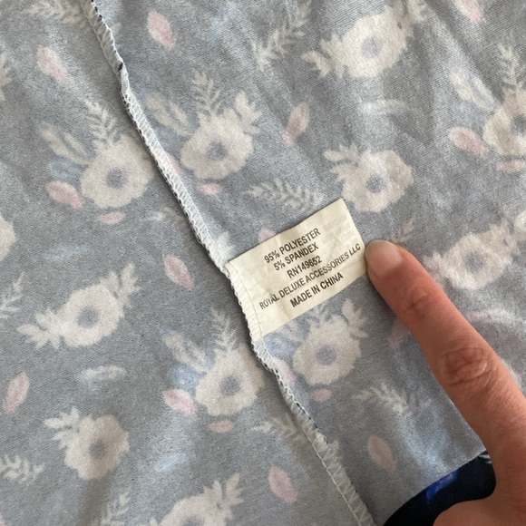 Black and white floral print waist wrap - Picture 14 of 17